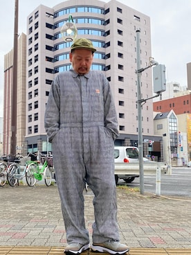 「アイテム（つなぎ/オールインワン、その他）」を使った、ザッキローニさん（メンズ・172cm）の春コーディネート
