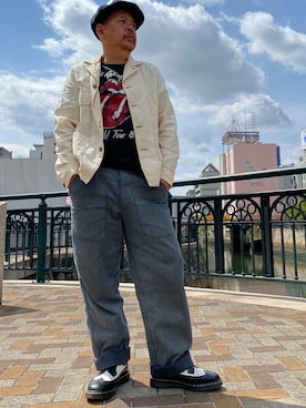 「BALANCE&HARMONY（バランスアンドハーモニー）のアイテム」を使った、ザッキローニさん（メンズ・172cm）の春コーディネート