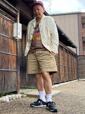 「BALANCE&HARMONY（バランスアンドハーモニー）のアイテム」を使った、ザッキローニさん（メンズ・172cm）の春コーディネート