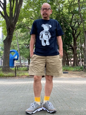 「FINAL HOME（ファイナルホーム）のアイテム」を使った、ザッキローニさん（メンズ・172cm）の夏コーディネート