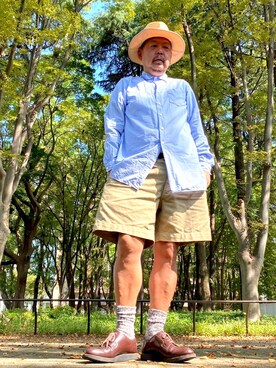「INFIELDER DESIGN（インフィールダーデザイン）のアイテム」を使った、ザッキローニさん（メンズ・172cm）の秋コーディネート