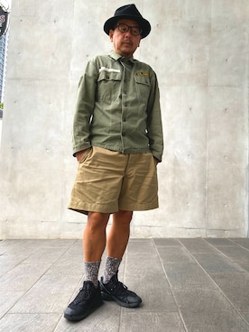 「ハラチ」｜ザッキローニさん（メンズ・172cm）の秋コーディネート