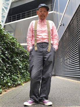 「BLACK SIGN（ブラックサイン）のアイテム」を使った、ザッキローニさん（メンズ・172cm）の冬コーディネート