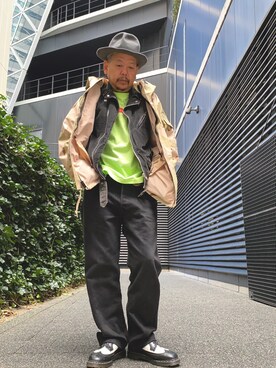 「UNITED ARROWS BLUE LABEL（ユナイテッドアローズブルーレーベル）のアイテム」を使った、ザッキローニさん（メンズ・172cm）の冬コーディネート