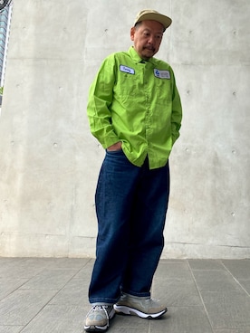 「SWELLMOB（スウェルモブ）のアイテム」を使った、ザッキローニさん（メンズ・172cm）の春コーディネート