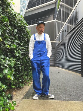 「BLACK SIGN（ブラックサイン）のアイテム」を使った、ザッキローニさん（メンズ・172cm）の春コーディネート