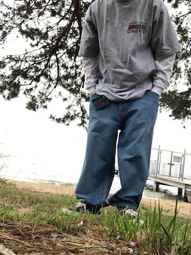 「MARITHE + FRANCOIS GIRBAUD（マリテフランソワジルボー）のアイテム（Tシャツ/カットソー）」を使った、k94さん（メンズ・179cm）の春コーディネート