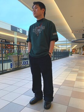 「アヴィレックス(AVIREX)」｜三品文哉さん（メンズ・164cm・20代）の夏コーディネート