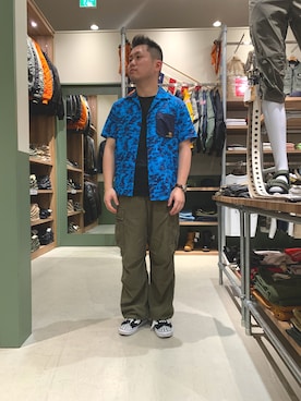 「アヴィレックス(AVIREX)」｜三品文哉さん（メンズ・164cm・20代）の夏コーディネート