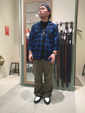 「アヴィレックス」｜三品文哉さん（メンズ・164cm・20代）の夏コーディネート