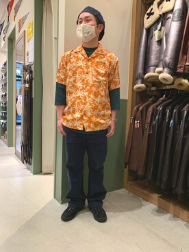 「アヴィレックス(AVIREX)」｜三品文哉さん（メンズ・164cm・20代）の春コーディネート