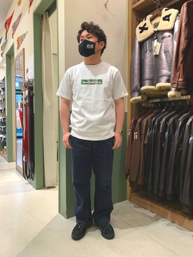 「アヴィレックス(AVIREX)」｜三品文哉さん（メンズ・164cm・20代）の春コーディネート