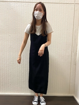 「UNIQLO（ユニクロ）のアイテム（ワンピース/ドレス）」を使った、waka@lionheartさん（レディース・165cm）の夏コーディネート
