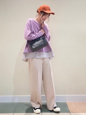 「coen（コーエン）のアイテム（帽子）」を使った、coenいーちゃんさん（レディース・158cm）の冬コーディネート