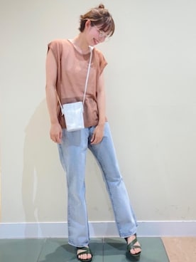 「シャーベットカラー」｜coenいーちゃんさん（レディース・158cm）の春コーディネート