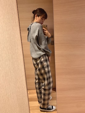 夏美さん（レディース・160cm）の秋コーディネート