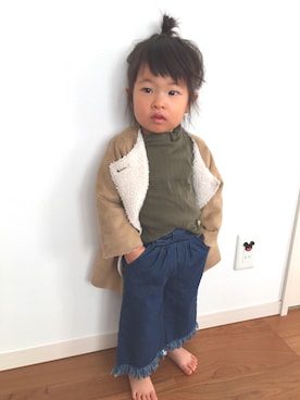 Hinaさん（キッズ・80cm）の冬コーディネート