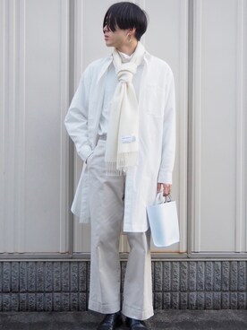 「CERCA（チェルカ）のアイテム（アクセサリー）」を使った、UJUさん（メンズ・176cm）の冬コーディネート