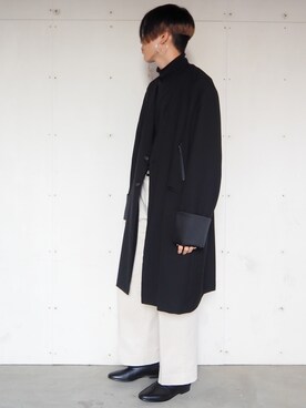 「shiyoh」｜「アイテム（スリッポン）」を使った、UJUさん（メンズ・176cm）の春コーディネート