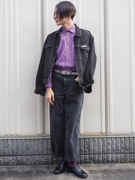 「CERCA（チェルカ）のアイテム（アクセサリー）」を使った、UJUさん（メンズ・176cm）の春コーディネート