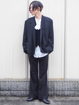 「CERCA（チェルカ）のアイテム（アクセサリー）」を使った、UJUさん（メンズ・176cm）の春コーディネート