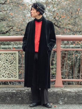 「TONE SELECT GOODS（トーンセレクトグッズ）のアイテム」を使った、UJUさん（メンズ・176cm）の秋コーディネート