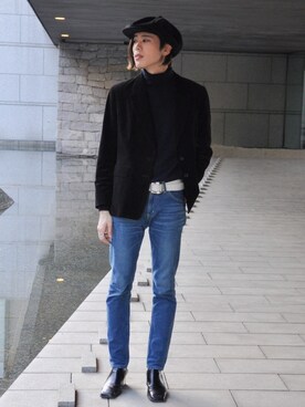 「TONE SELECT GOODS（トーンセレクトグッズ）のアイテム」を使った、UJUさん（メンズ・176cm）の秋コーディネート