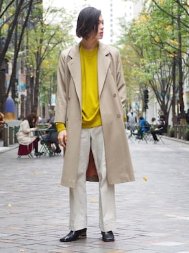 「URBAN RESEARCH（アーバンリサーチ）のアイテム（ピアス（両耳用））」を使った、UJUさん（メンズ・176cm）の秋コーディネート