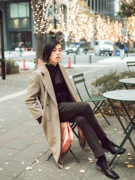 UJUさん（メンズ・176cm）の冬コーディネート