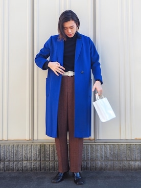 「TONE SELECT GOODS（トーンセレクトグッズ）のアイテム」を使った、UJUさん（メンズ・176cm）の冬コーディネート
