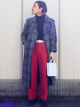 「TONE SELECT GOODS（トーンセレクトグッズ）のアイテム」を使った、UJUさん（メンズ・176cm）の冬コーディネート
