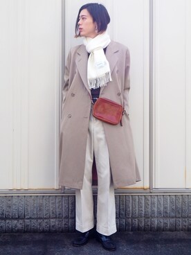 「TONE SELECT GOODS（トーンセレクトグッズ）のアイテム」を使った、UJUさん（メンズ・176cm）の冬コーディネート