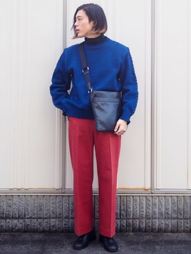 「TONE SELECT GOODS（トーンセレクトグッズ）のアイテム」を使った、UJUさん（メンズ・176cm）の冬コーディネート