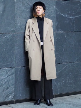 「TONE SELECT GOODS（トーンセレクトグッズ）のアイテム」を使った、UJUさん（メンズ・176cm）の冬コーディネート