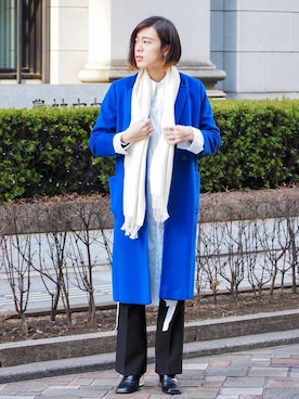 「TONE SELECT GOODS（トーンセレクトグッズ）のアイテム」を使った、UJUさん（メンズ・176cm）の冬コーディネート