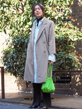 「URBAN RESEARCH（アーバンリサーチ）のアイテム（ピアス（両耳用））」を使った、UJUさん（メンズ・176cm）の春コーディネート