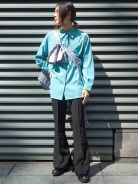 「TONE SELECT GOODS（トーンセレクトグッズ）のアイテム」を使った、UJUさん（メンズ・176cm）の春コーディネート