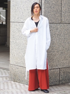 「URBAN RESEARCH（アーバンリサーチ）のアイテム（ピアス（両耳用））」を使った、UJUさん（メンズ・176cm）の春コーディネート