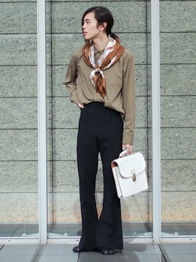 「TONE SELECT GOODS（トーンセレクトグッズ）のアイテム」を使った、UJUさん（メンズ・176cm）の春コーディネート