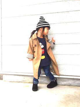 hasu.さん（キッズ・100cm）の春コーディネート