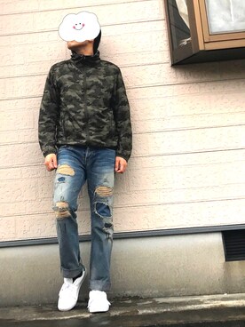 「MIDAS（ミダス）のアイテム（パンツ）」を使った、TANAKA COMPANYさん（メンズ・175cm）の春コーディネート
