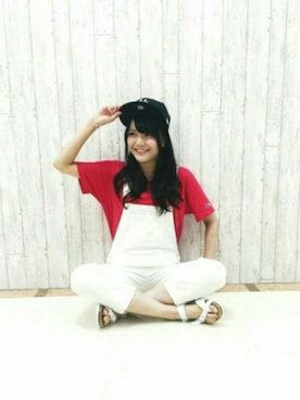 「classicalelf（クラシカルエルフ）のアイテム（オールインワン・サロペット）」を使った、ゆみみん(クラシカルエルフ)さん（レディース・156cm）の夏コーディネート