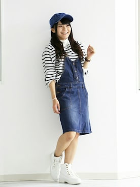 「classicalelf（クラシカルエルフ）のアイテム（オールインワン・サロペット）」を使った、ゆみみん(クラシカルエルフ)さん（レディース・156cm）の秋コーディネート