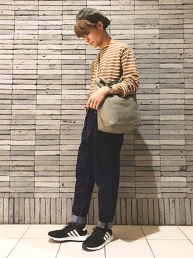 「SEVENDAYS=SUNDAY（セブンデイズサンデイ）のアイテム（帽子）」を使った、_kaitoさん（メンズ・167cm）の夏コーディネート