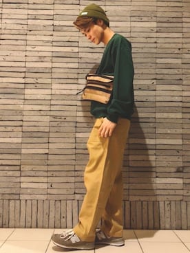 「SEVENDAYS=SUNDAY（セブンデイズサンデイ）のアイテム（帽子）」を使った、_kaitoさん（メンズ・167cm）の秋コーディネート