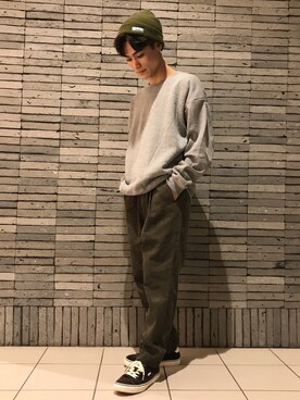 「SEVENDAYS=SUNDAY（セブンデイズサンデイ）のアイテム（帽子）」を使った、_kaitoさん（メンズ・167cm）の秋コーディネート
