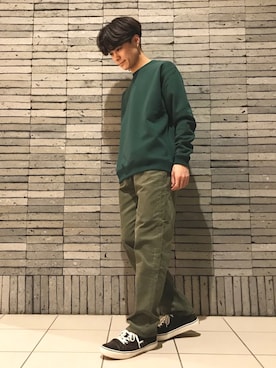 「SEVENDAYS=SUNDAY（セブンデイズサンデイ）のアイテム（スウェット）」を使った、_kaitoさん（メンズ・167cm）の冬コーディネート