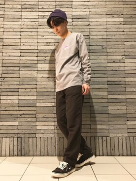 「SEVENDAYS=SUNDAY（セブンデイズサンデイ）のアイテム（帽子）」を使った、_kaitoさん（メンズ・167cm）の冬コーディネート