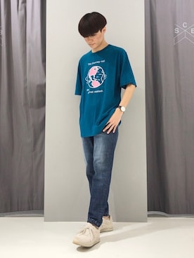 「SEVENDAYS=SUNDAY（セブンデイズサンデイ）のアイテム（トップス）」を使った、_kaitoさん（メンズ・167cm）の秋コーディネート