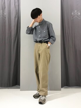 「SEVENDAYS=SUNDAY（セブンデイズサンデイ）のアイテム（トップス）」を使った、_kaitoさん（メンズ・167cm）の秋コーディネート